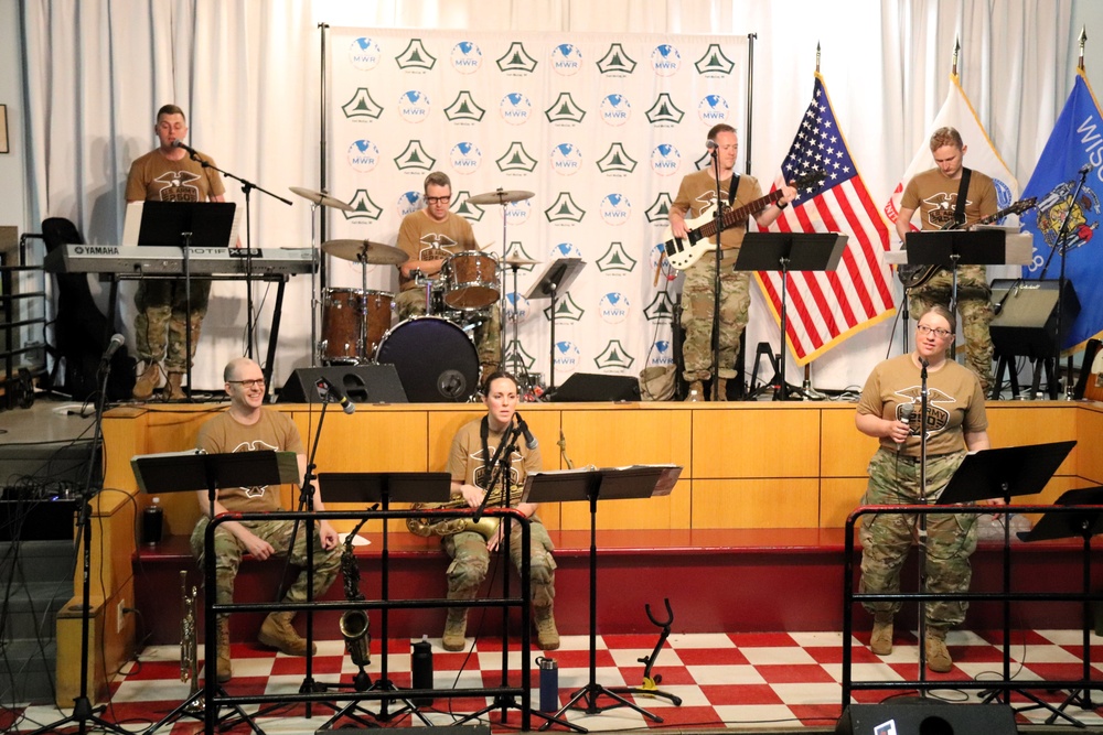 204th Army Band entertains hundreds during 250th Army Birthday Celebration at Fort McCoy
