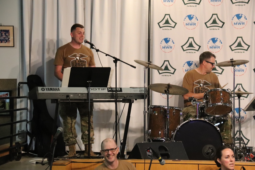 204th Army Band entertains hundreds during 250th Army Birthday Celebration at Fort McCoy