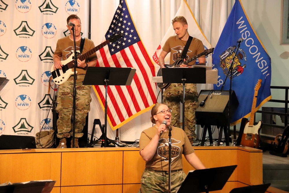 204th Army Band entertains hundreds during 250th Army Birthday Celebration at Fort McCoy