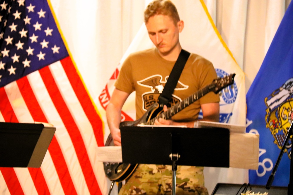 204th Army Band entertains hundreds during 250th Army Birthday Celebration at Fort McCoy