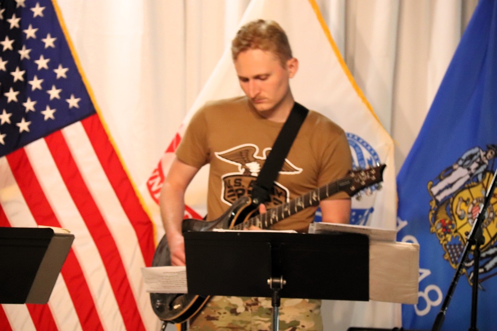 204th Army Band entertains hundreds during 250th Army Birthday Celebration at Fort McCoy