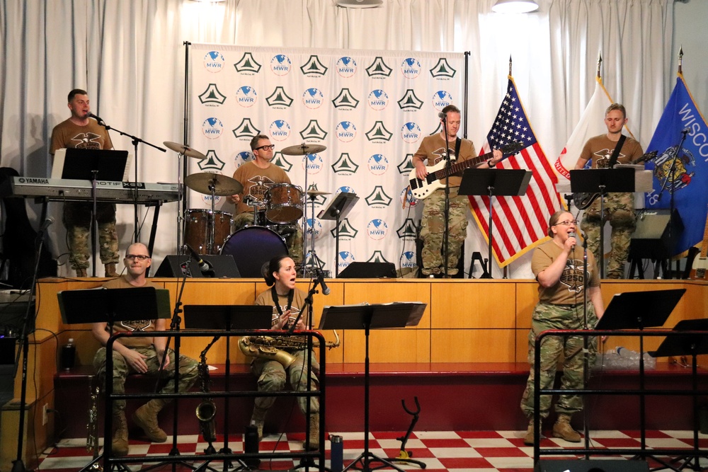 204th Army Band entertains hundreds during 250th Army Birthday Celebration at Fort McCoy