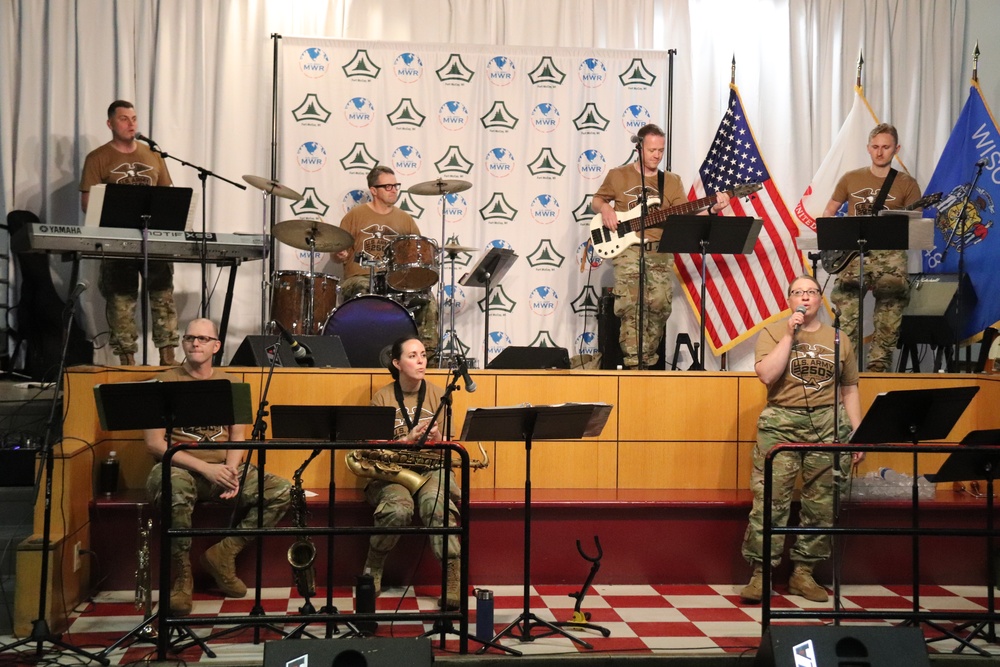 204th Army Band entertains hundreds during 250th Army Birthday Celebration at Fort McCoy
