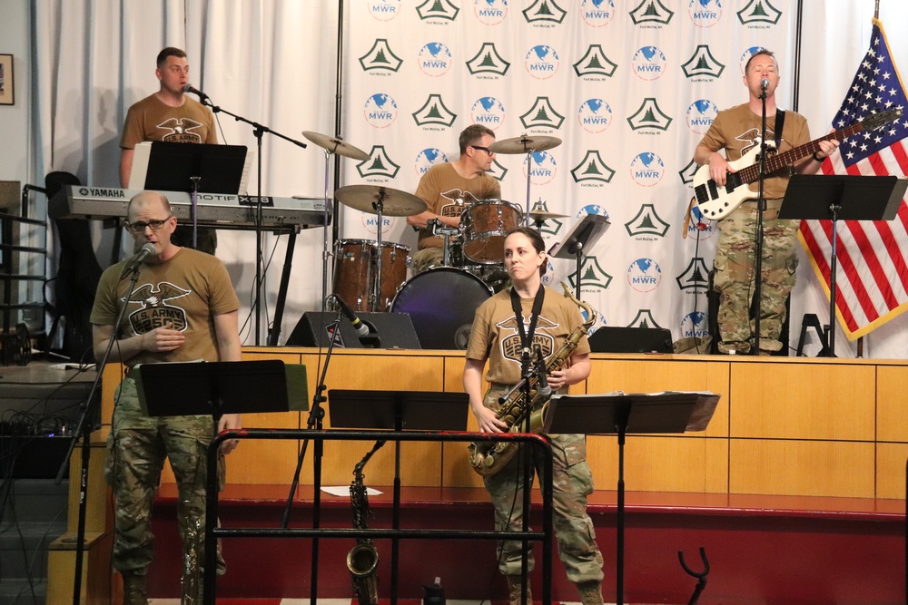 204th Army Band entertains hundreds during 250th Army Birthday Celebration at Fort McCoy