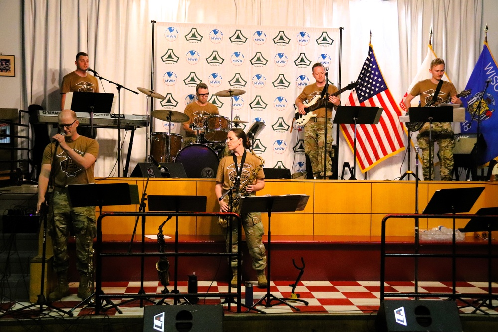 204th Army Band entertains hundreds during 250th Army Birthday Celebration at Fort McCoy