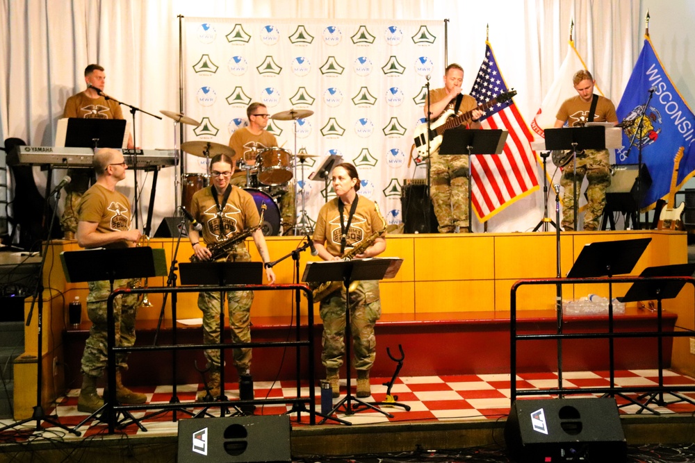 204th Army Band entertains hundreds during 250th Army Birthday Celebration at Fort McCoy