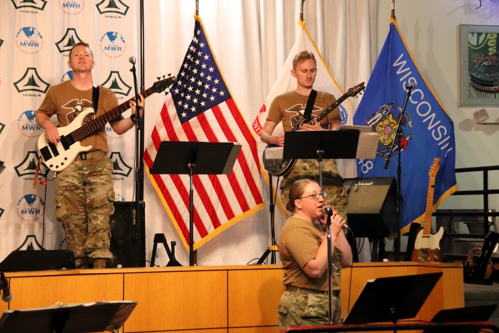 204th Army Band entertains hundreds during 250th Army Birthday Celebration at Fort McCoy