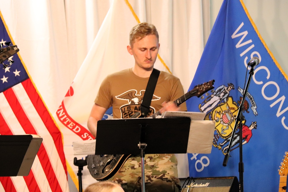 204th Army Band entertains hundreds during 250th Army Birthday Celebration at Fort McCoy