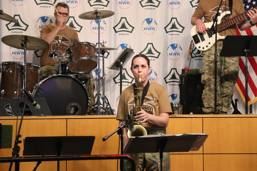 204th Army Band entertains hundreds during 250th Army Birthday Celebration at Fort McCoy