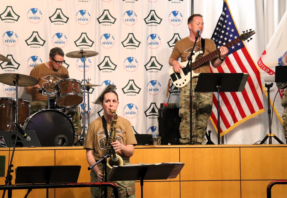 204th Army Band entertains hundreds during 250th Army Birthday Celebration at Fort McCoy