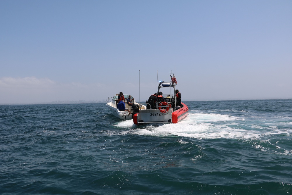 Coast Guard interdicts 10 aliens in the vicinity of Point Loma