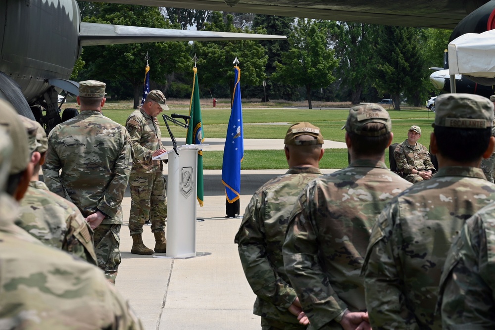 92nd CPTS change of command ceremony
