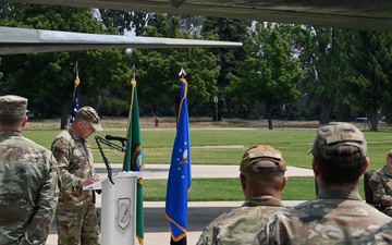 92nd CPTS change of command ceremony
