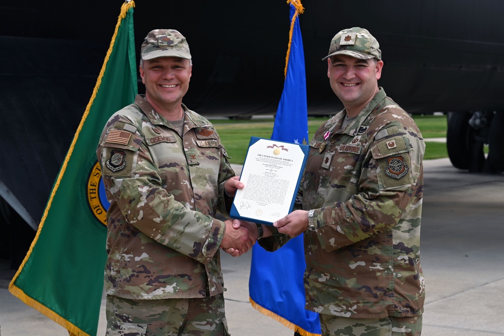 92nd CPTS change of command ceremony