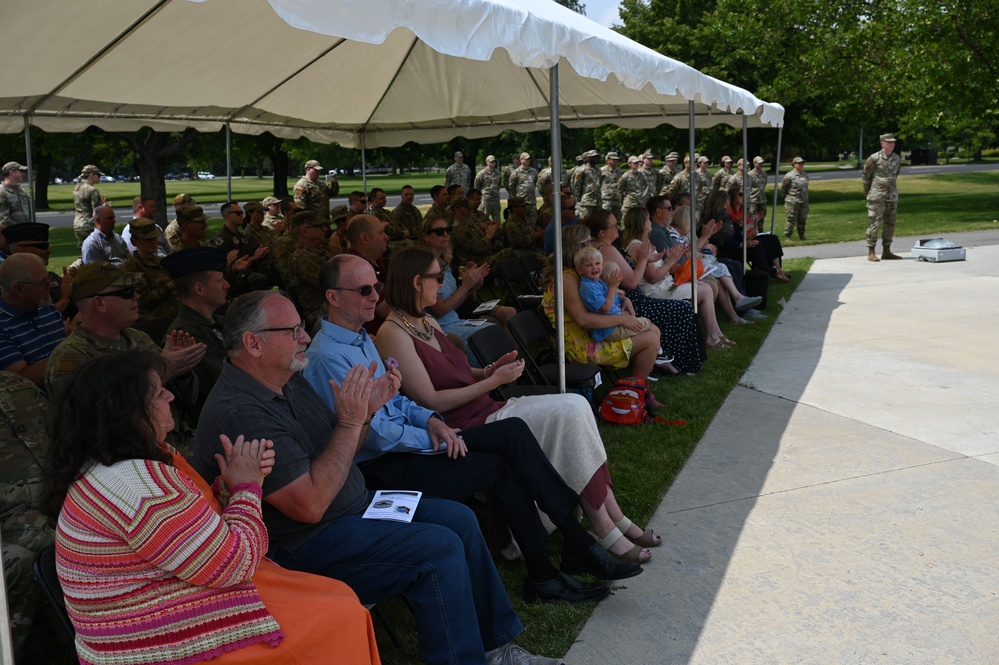 92nd CPTS change of command ceremony