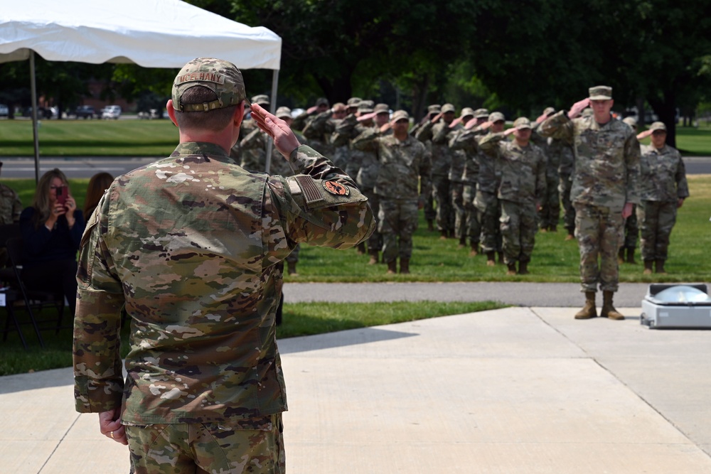 92nd CPTS change of command ceremony