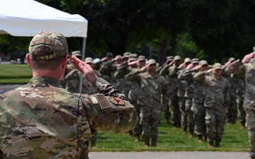 92nd CPTS change of command ceremony