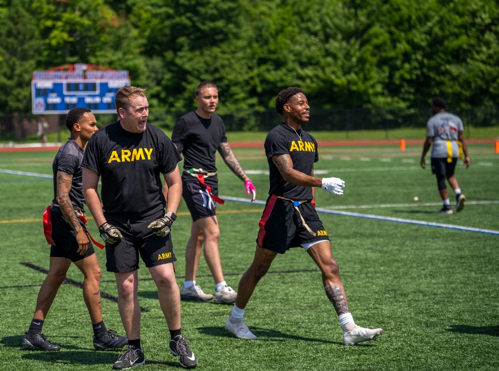 Soldiers Kick Off Mountain  Fest 2025 at the Gridiron
