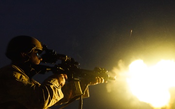 U.S. Marines, Indonesian Korps Marinir participate in low light live-fire range