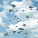Paratroopers from the 82nd Airborne Division conduct a mass tactical airborne operation