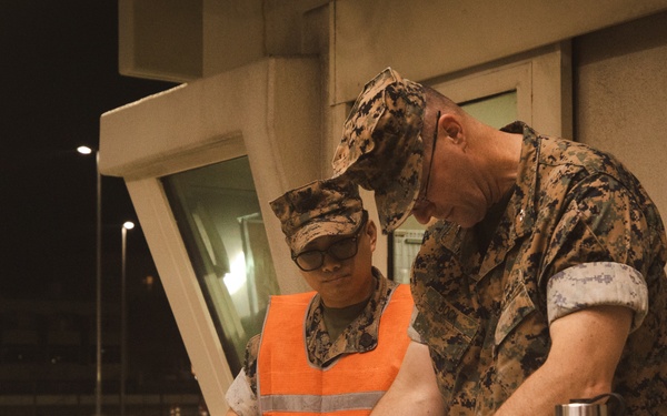 CLR-37 CO Participates in Naha Courtesy Patrol