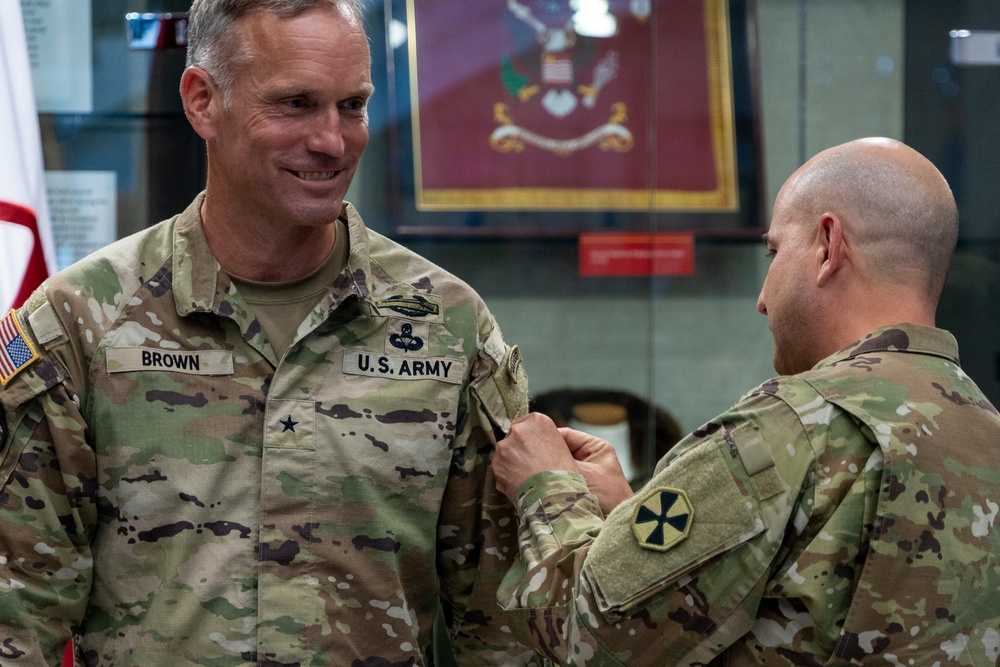 Eighth Army Patch Changing Ceremony