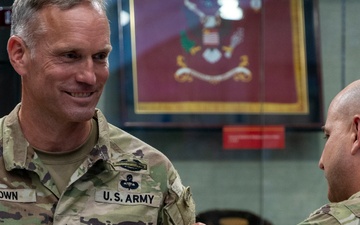 Eighth Army Patch Changing Ceremony