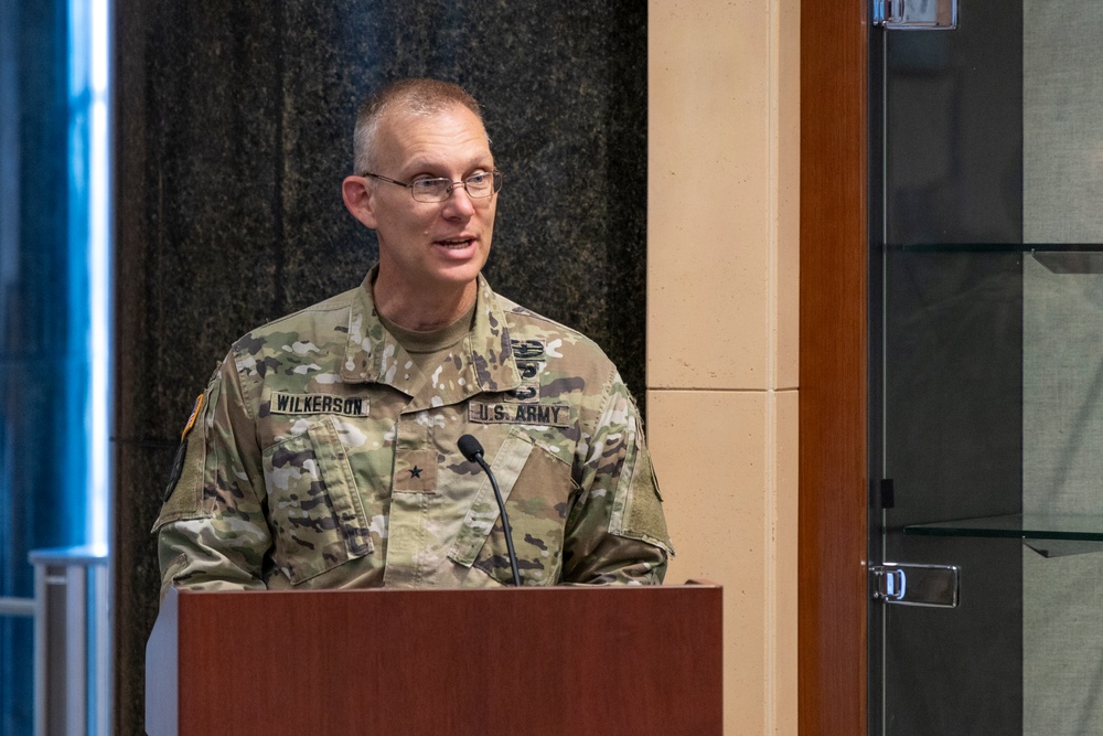 Eighth Army patch changing ceremony