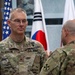 Eighth Army patch changing ceremony