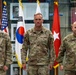 Eighth Army patch changing ceremony