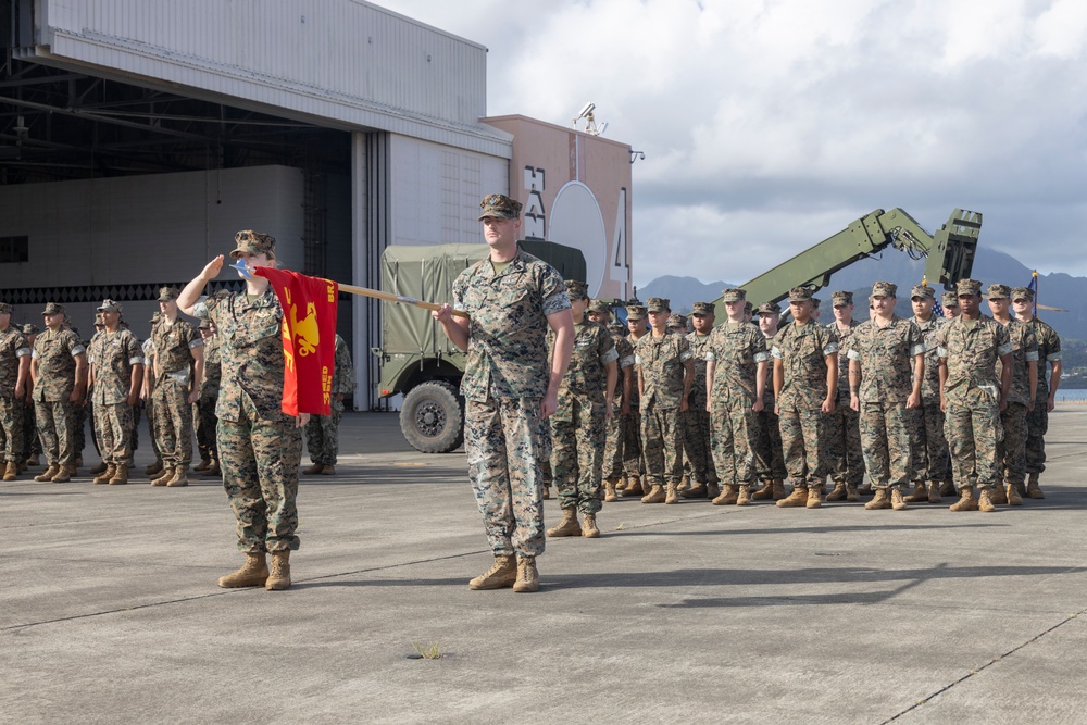 Bravo Surgical Company Commander Transfers Command at MCBH