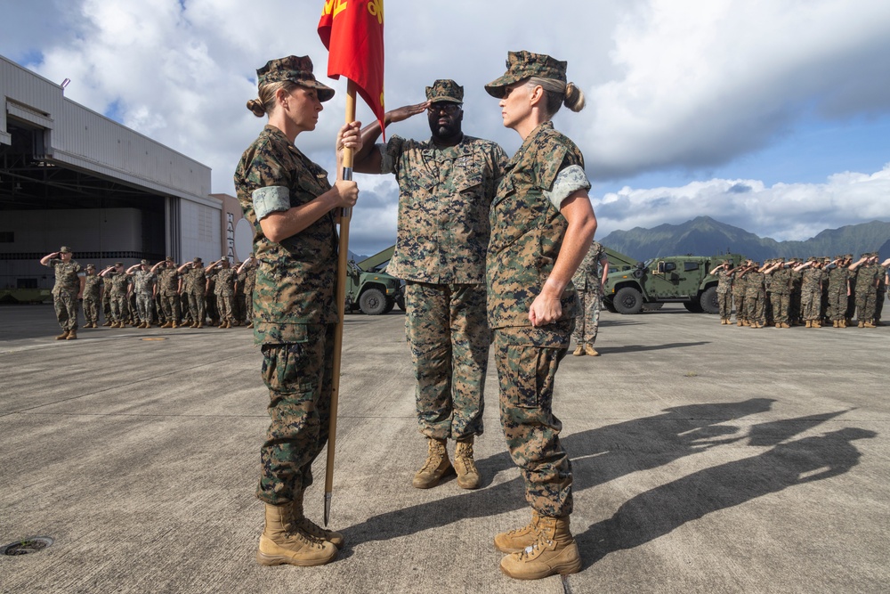 Bravo Surgical Company Commander Transfers Command at MCBH