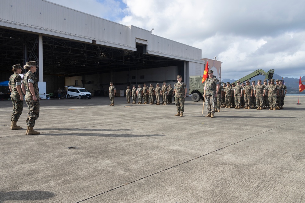Bravo Surgical Company Commander Transfers Command at MCBH