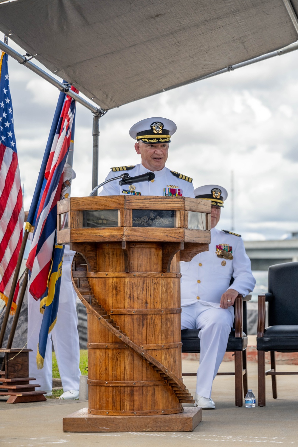 Naval Submarine Training Center Pacific Holds Change of Command Ceremony at Pacific Fleet Submarine Museum