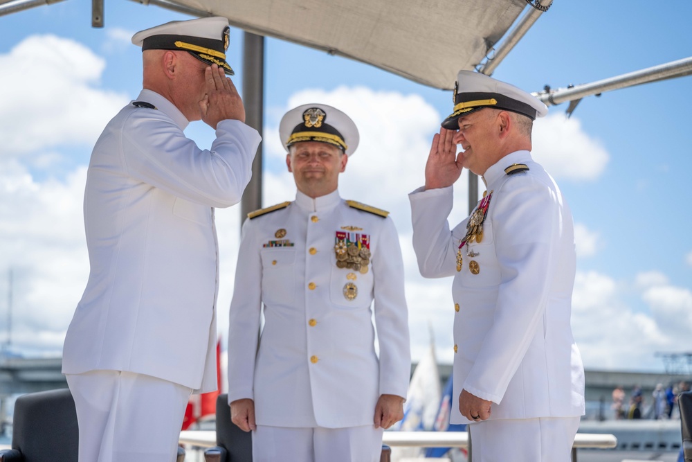 Naval Submarine Training Center Pacific Holds Change of Command Ceremony at Pacific Fleet Submarine Museum