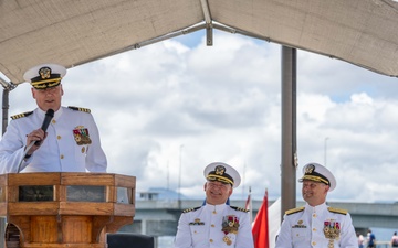 Naval Submarine Training Center Pacific Holds Change of Command Ceremony at Pacific Fleet Submarine Museum