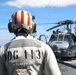 Sailors aboard the USS John Finn conduct flight quarters in Sagami Wan