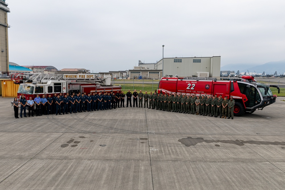 MCAS Iwakuni ARFF and FES win Medium Fire Department award for the third year in a row.