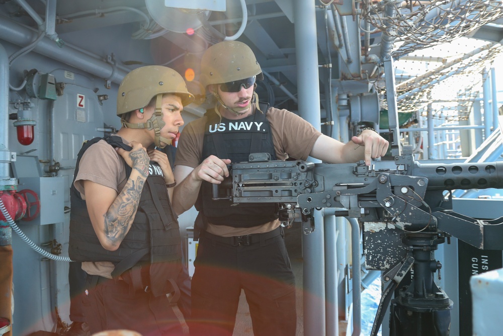 USS Tripoli Conducts A SCAT Drill