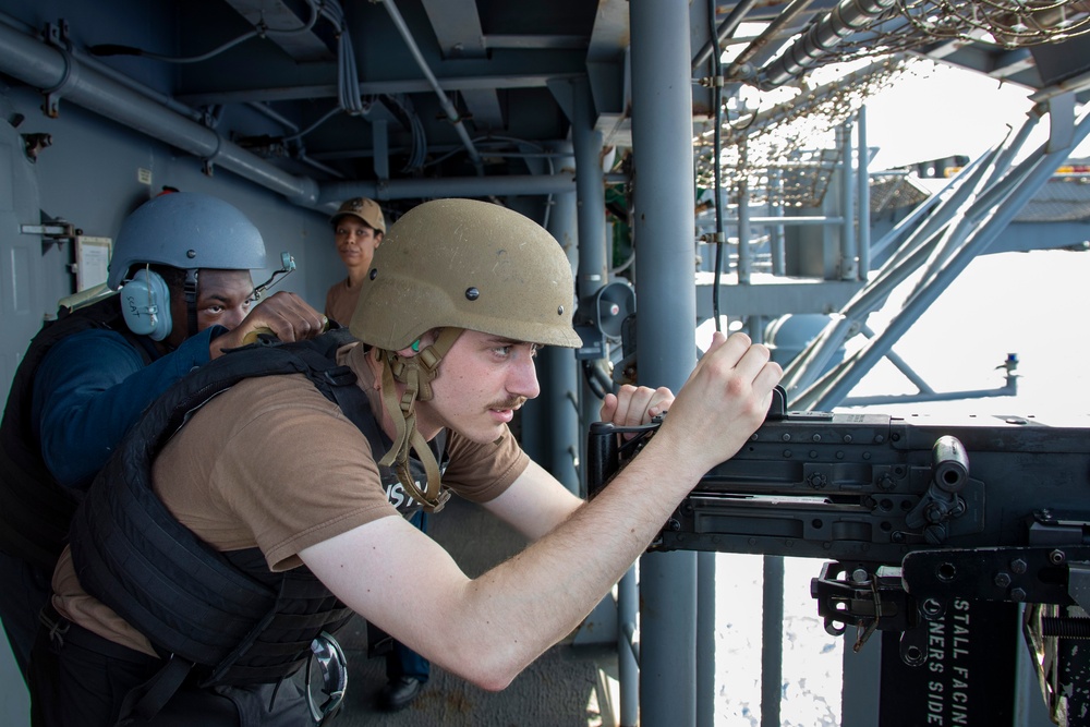 USS Tripoli Conducts A SCAT Drill