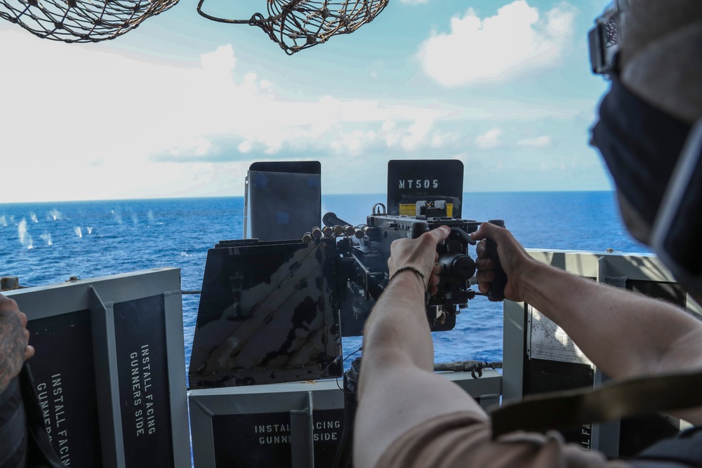 USS Tripoli Conducts A SCAT Drill