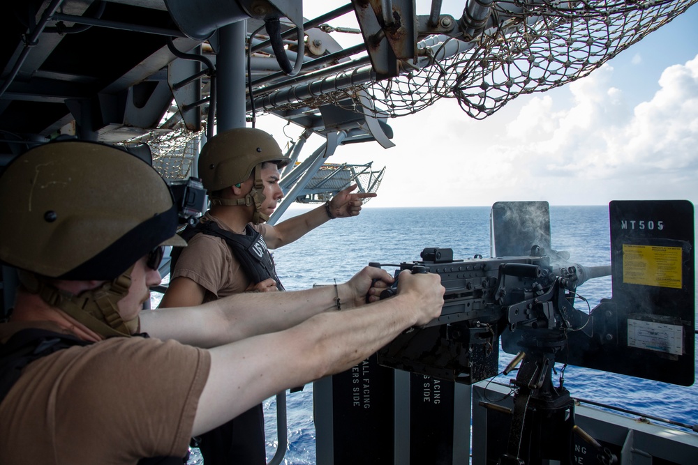 USS Tripoli Conducts A SCAT Drill