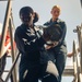 Sailors Reload Chaff Launchers Aboard USS Tripoli