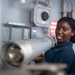 Sailors Reload Chaff Launchers Aboard USS Tripoli
