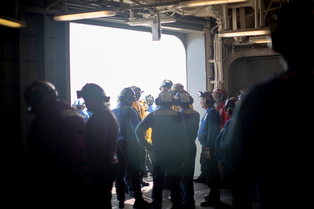 General Quarters Aboard USS Tripoli