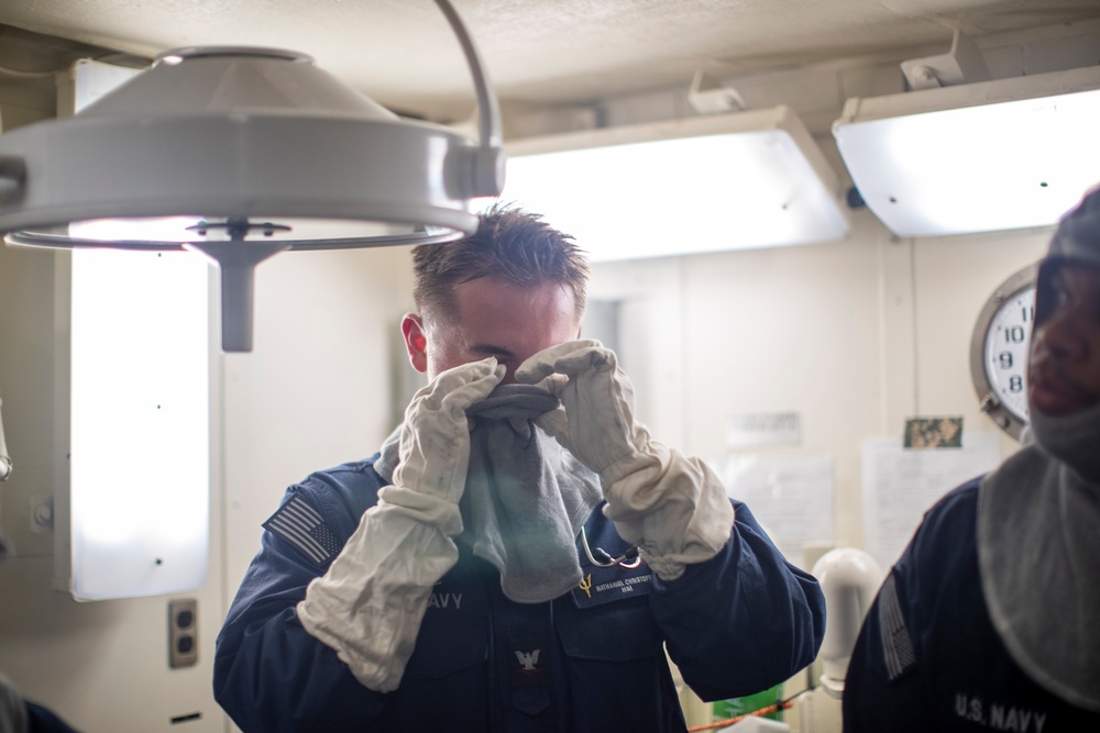 General Quarters Aboard USS Tripoli