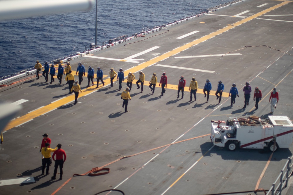 General Quarters Aboard USS Tripoli