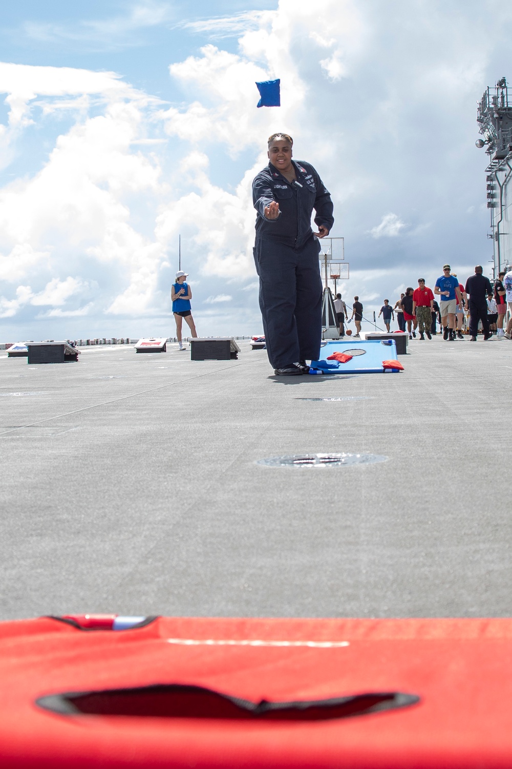 USS Tripoli holds A Steel Beach Picnic