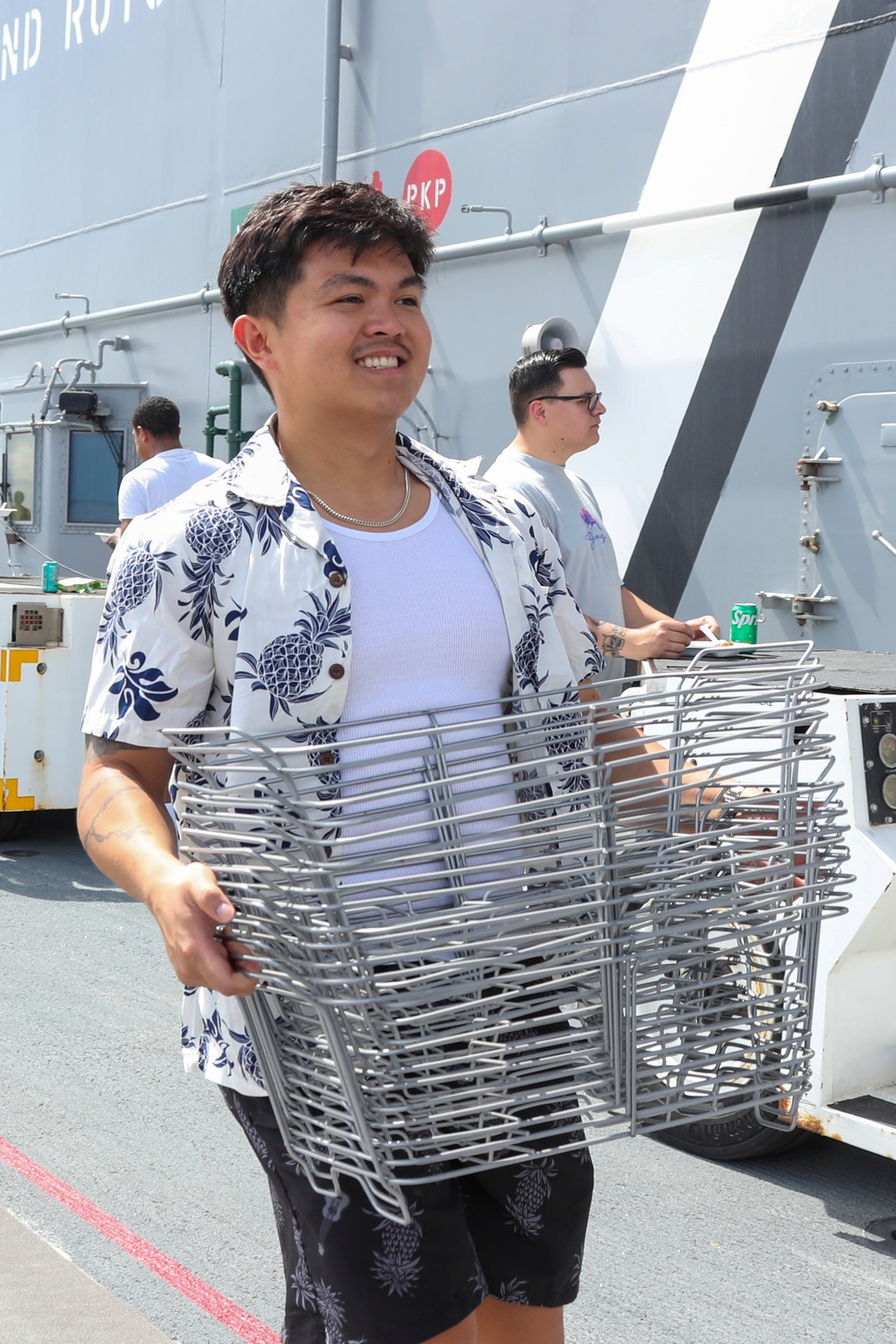 USS Tripoli holds A Steel Beach Picnic