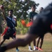 MRF-D 25.3: Marines and Sailors coach a flag football team from Darwin Middle School